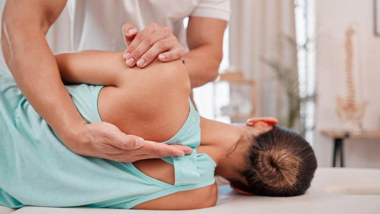 Chiropractic Patient Having Treatment in Bromley with a local Bromley Chiropractor