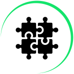 puzzle coming togther to represent our multidisciplinary clinical team at back Care Chiropractic